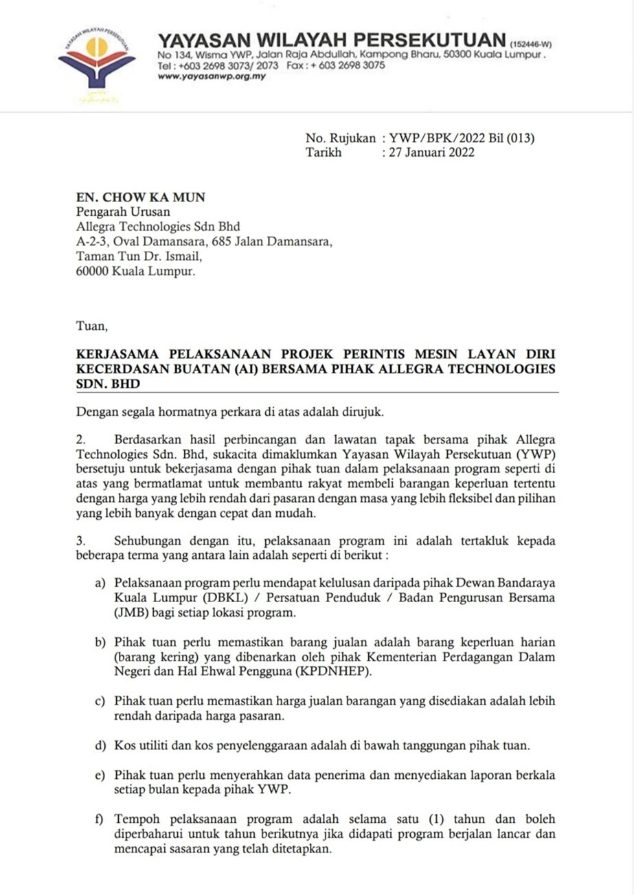Letter of Appointment
