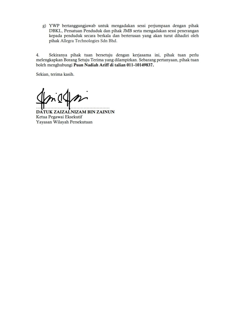 Letter of Appointment